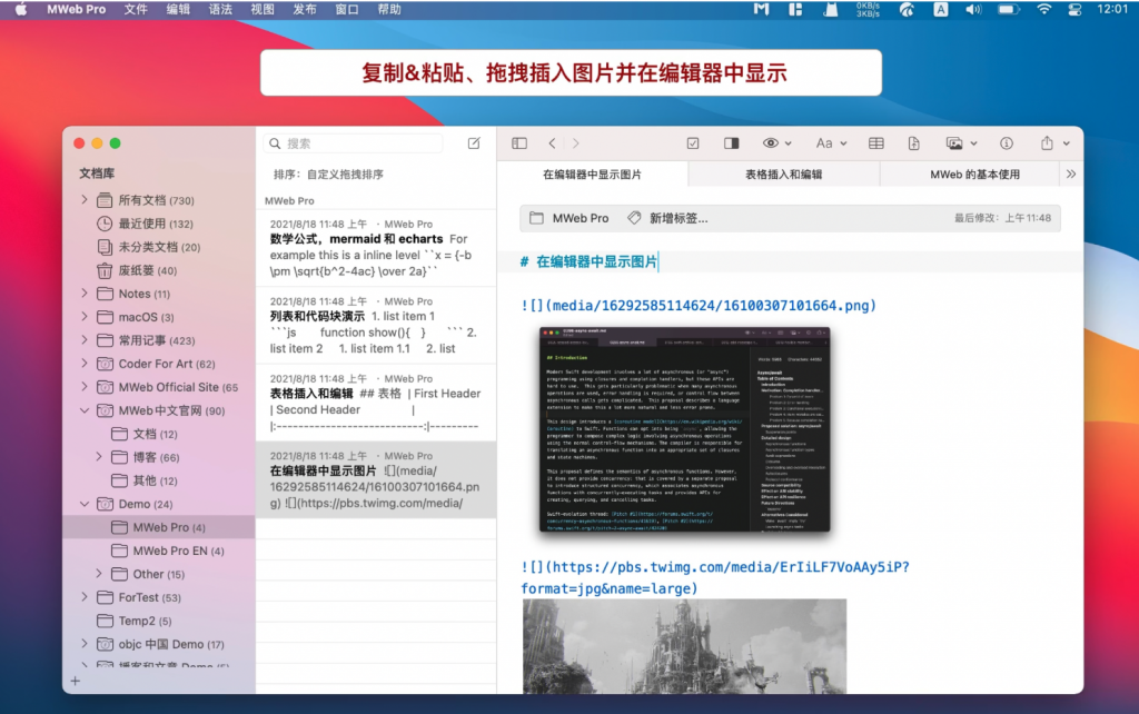 图片[5]-MWeb Pro for Mac v4.5.5中文激活版「写作和笔记工具」-Mac软件免费下载-Mac良选