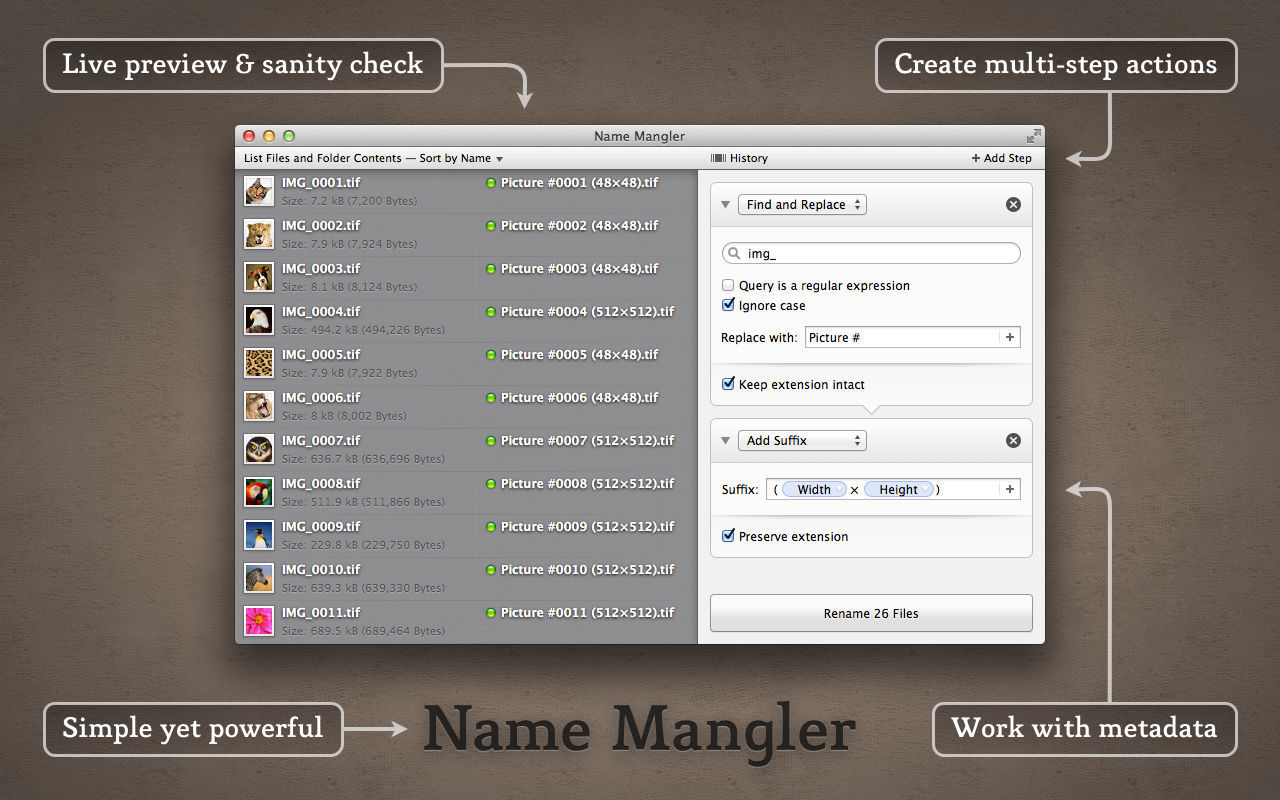 图片[1]-Name Mangler 3.9.1永久破解版-Mac良选