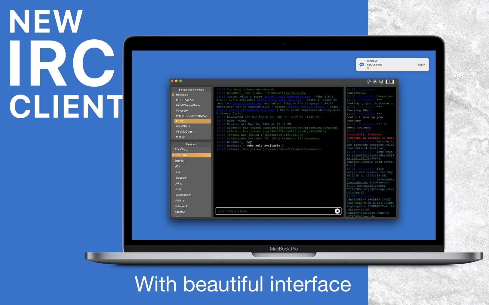 图片[1]-getIRC – 最好的IRC客户端1.5注册激活版-Mac良选
