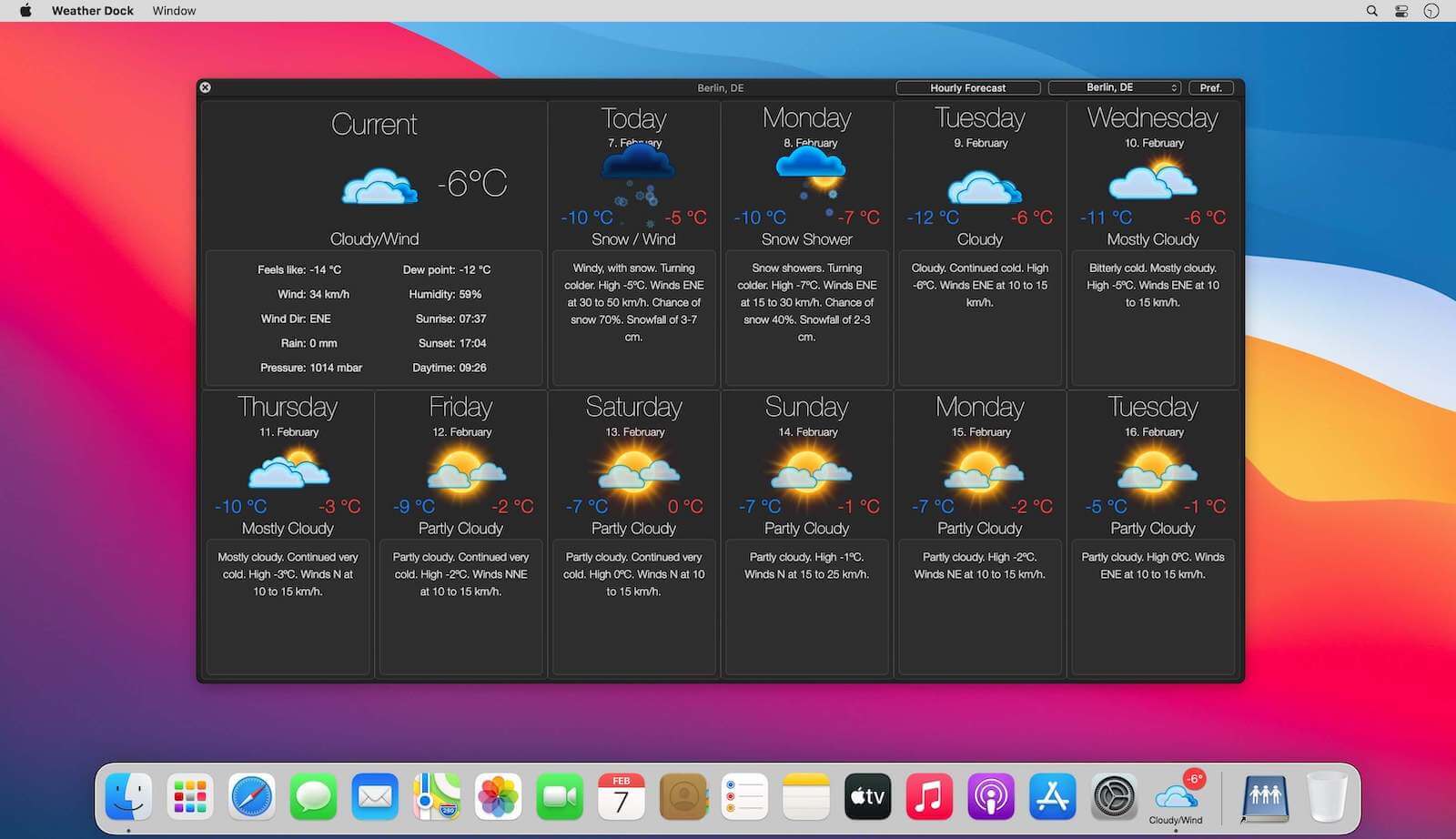 图片[1]-Weather Dock: 桌面天气预报 5.5.1注册激活版-Mac良选
